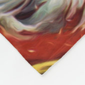 Santa Face 1 Fleece Deken (Hoek)