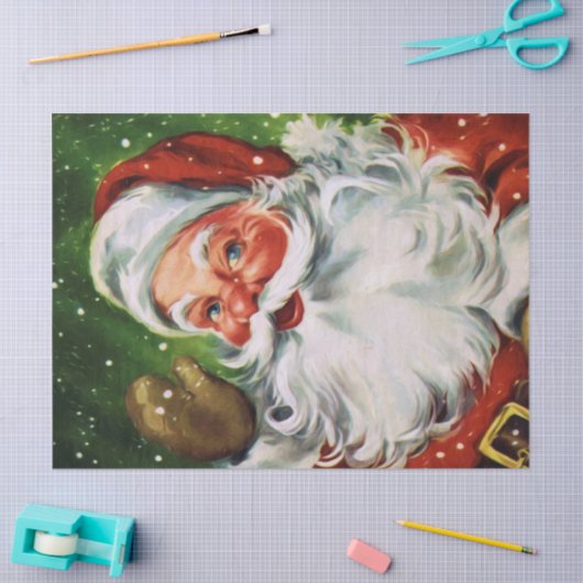  Santa Face 1 Tissuepapier (Craft)