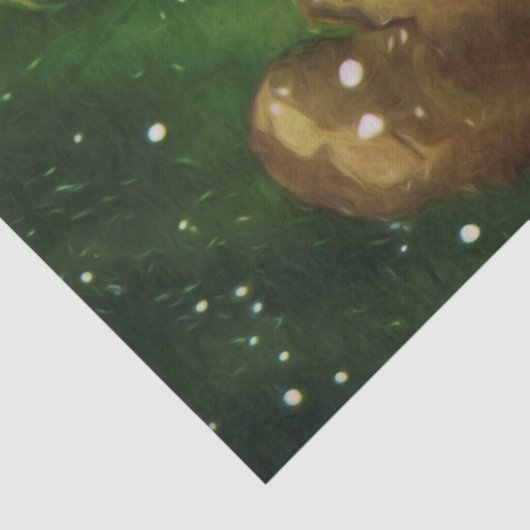 Santa Face 1 Tissuepapier (Detail)