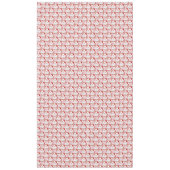 Santa Face Circles, Red Stripes-TABLECLOTH 60x104 Tafelkleed (Voorkant)
