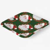 Santa Face-cirkels, Borden voor groenboek Papieren Bordje (Gebogen)