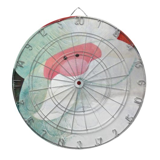 Santa Face Dartbord (Voorkant)