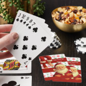 Santa Face Deck | Kerstgeesten Noordpool Kerstmis Pokerkaarten (Insitu)