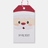 Santa Face Fun, persoonlijk cadeau Label Cadeaulabel (Voorkant)
