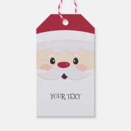 Santa Face Fun, persoonlijk cadeau Label Cadeaulabel