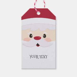 Santa Face Fun, persoonlijk cadeau Label Cadeaulabel