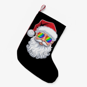 Santa Face Gay Zonnebrillen Kerst Kerstmis LGBTQ Kleine Kerstsok