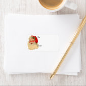 Santa Face Gift Label (Insitu)