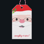 SANTA FACE hipster feestelijke kerst modern cadeau Cadeaulabel<br><div class="desc">door kat massard >>> kat@simplysweetPAPERIE.com <<< Stijlvol & feestelijk, kleine kerst labels om uw geschenken in stijl te wikkelen - met handig om: en van: sectie op de achterkant. Deel de vreugde! - - - - - - - - - - - - - - - - - - -...</div>