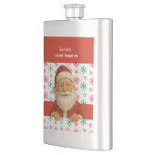Santa Face | Kerstgeest Noordpool Vinyl Wrap Flacon (Links)