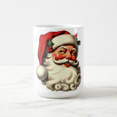  Santa Face Kerstmis Mok - Retro Santa (Center)