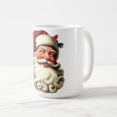  Santa Face Kerstmis Mok - Retro Santa (Voorkant rechts)