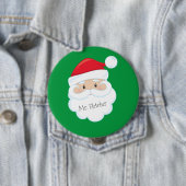 Santa Face-naam in de Button van de baard (In situ)