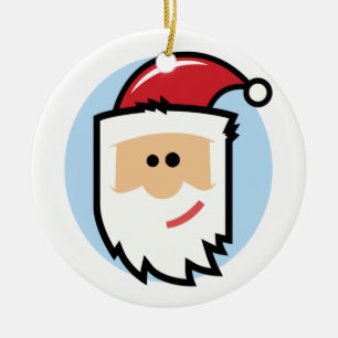Santa Face Ornament