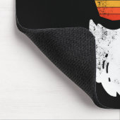 Santa Face Retro Sungles Christmas Xmas  Muismat (Hoek)