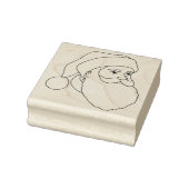 Santa Face Rubberstempel (Stempel)
