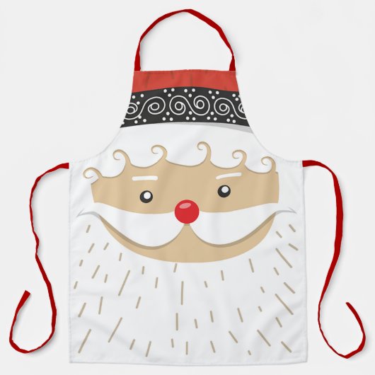 Santa Face Schort (Voorkant)