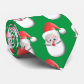 Santa Face Stropdas (Opgerold)