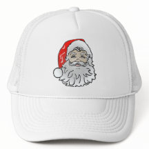 Santa Face Traditional Plastic look