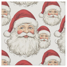  Santa Face witte stof