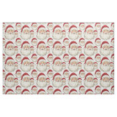  Santa Face witte stof (Fat Quarter)