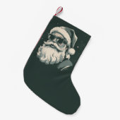 Santa Face Zonnebril Kerst Kerstretro Kleine Kerstsok (Voorkant (Hangend))