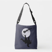 Santa Fallin' Volle Maan Crossbody Tas (Voorkant)