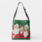  Santa Familie Kerstmis Crossbody Tas (Achterkant)