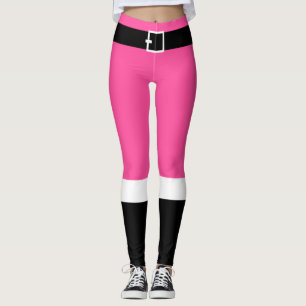 Santa Fancy Pants Hot Pink Leggings
