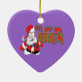 santa farce oh oh ornament (Achterkant)