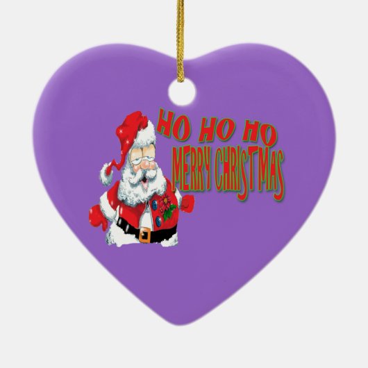 santa farce oh oh ornament (Achterkant)