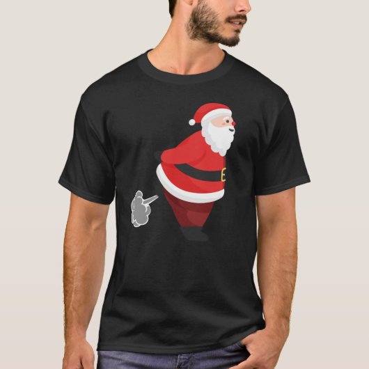 Santa farting Essential T-Shirt (Voorkant)