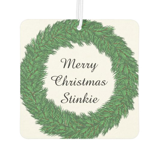 Santa Farting luchtverfrisser (Achterkant)