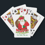 Santa Father Christmas named gift playing cards Speelkaarten<br><div class="desc">Lighthearted Santa with presents playing cards heeft het perfecte geheim van Santa gift of bewaart filer from Santa. Would also make a great gift customised with your name or prehaps your companies name as a uniale corporate gift.</div>