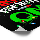 Santa Favoriete QMA Kerstmis Gekwalificeerde Medis Poster (Hoek)