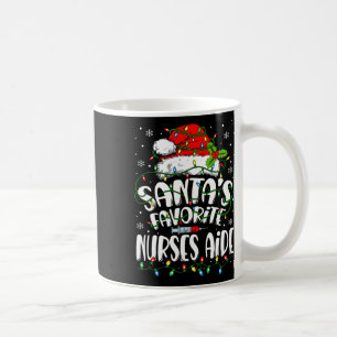 Santa Favoriete Verpleegkundigen Aide Christmas Nu Koffiemok