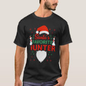 Santa Favourite Hunter T-shirt (Voorkant)