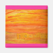 santa fe adobe sky magneet (Voorkant)