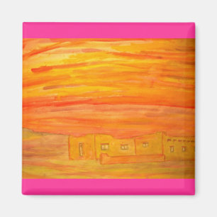 santa fe adobe sky magneet