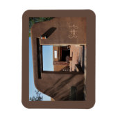 Santa Fe Adobe Uitzicht Magneet (Verticaal)