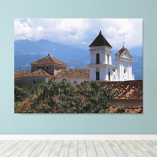 Santa Fe Antioquia Canvas Afdrukken (Insitu (Houten vloer))