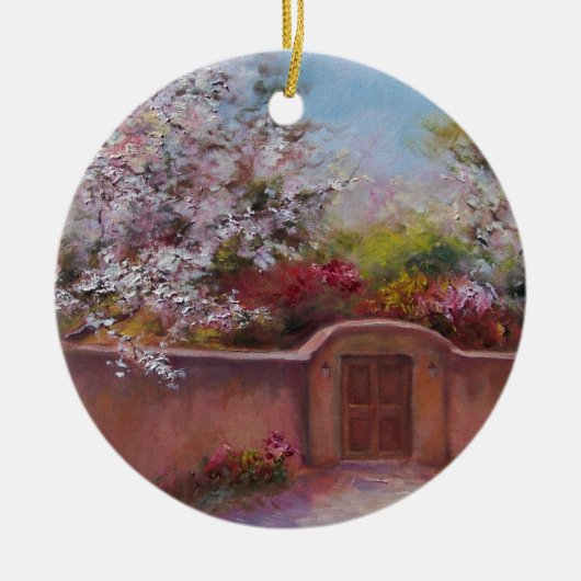 Santa Fe Archway Keramisch Ornament (Voorkant)