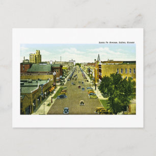 Santa Fe Avenue, Salina, Kansas Briefkaart