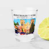 Santa Fe Bachelorette Weekend Shot glas (Voorkant)