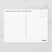 Santa Fe Botanische Tuinen Horno Briefkaart (Achterkant)