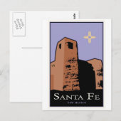 Santa Fe Briefkaart (Voorkant / Achterkant)