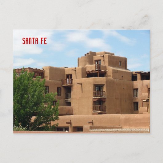 Santa Fe Briefkaart (Voorkant)