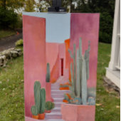 Santa Fe Cacti Boho Poster Canvas Afdruk