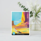 Santa Fe Chief Way vintage-briefkaart Briefkaart (Staand voorkant)