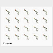 Santa Fe Chili Peppers Ronde Sticker (Vel)